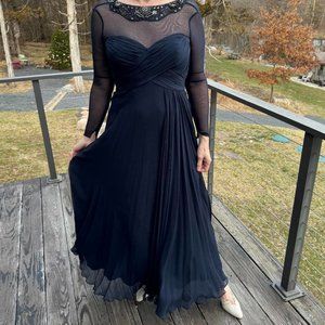 TERI JON Chiffon GOWN size 6